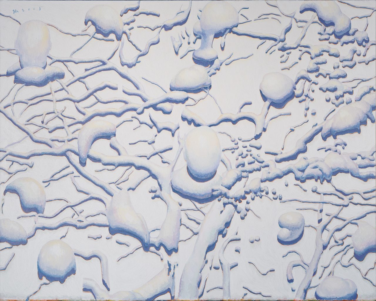 A Scene of Snow (Relief Sculpture)