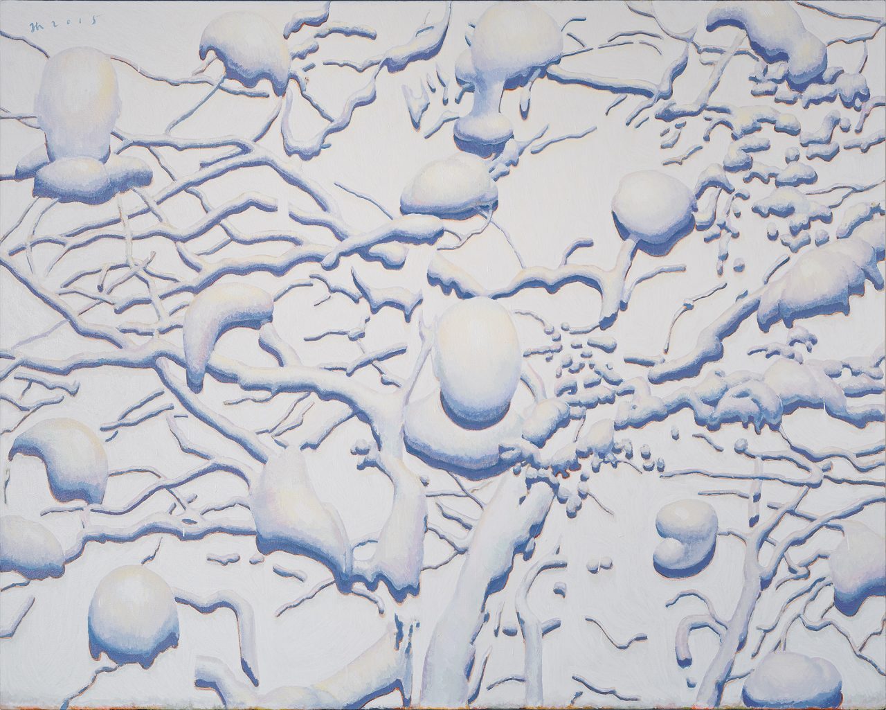 A Scene of Snow (Relief Sculpture)